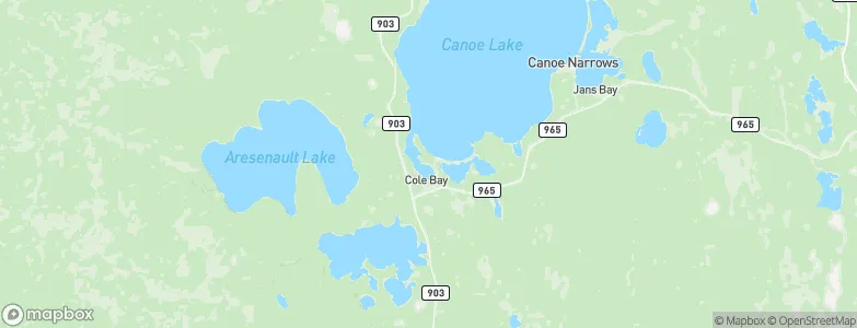 Cole Bay, Canada Map