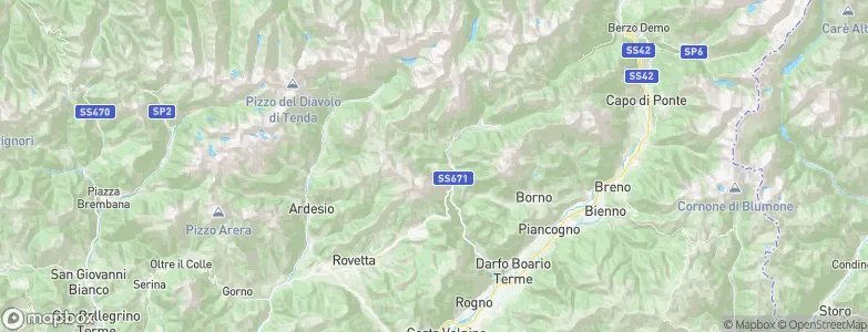 Colere, Italy Map