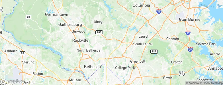 Colesville, United States Map