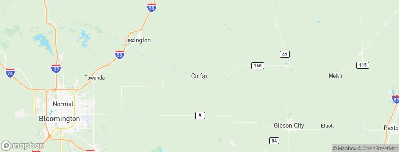 Colfax, United States Map