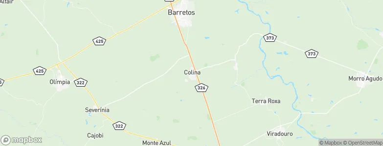 Colina, Brazil Map