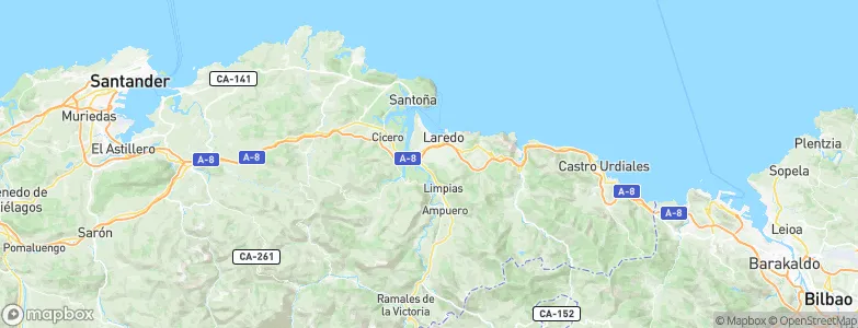 Colindres, Spain Map