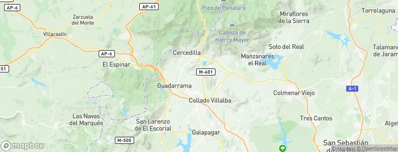 Collado Mediano, Spain Map