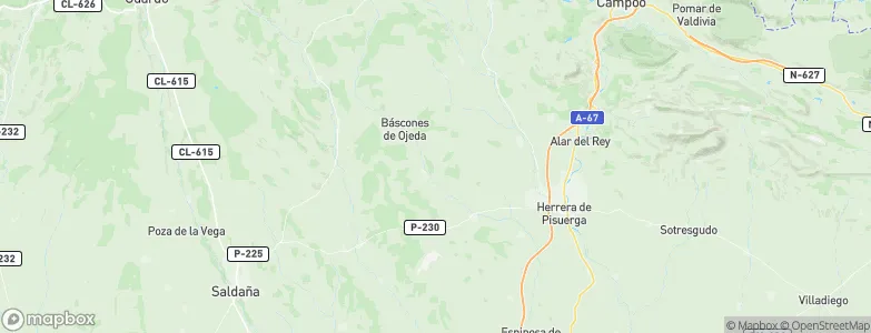 Collazos de Boedo, Spain Map