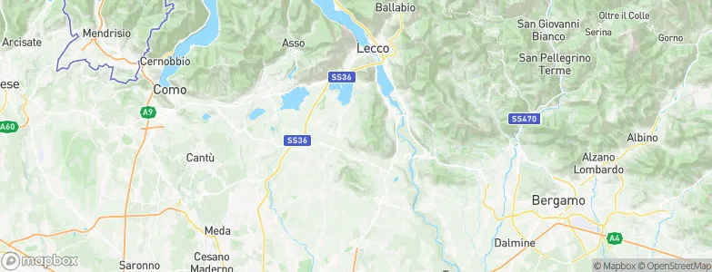 Colle Brianza, Italy Map