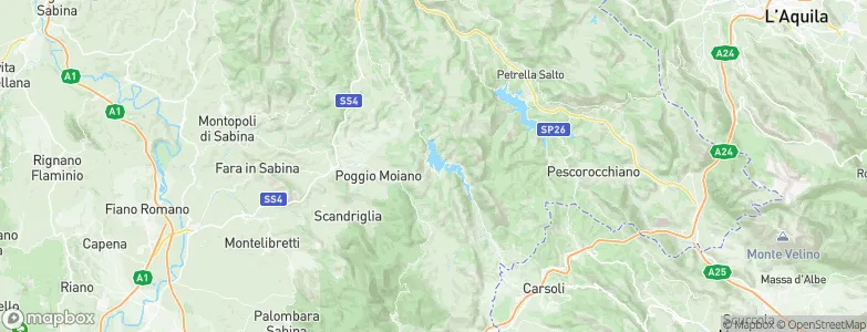 Colle di Tora, Italy Map