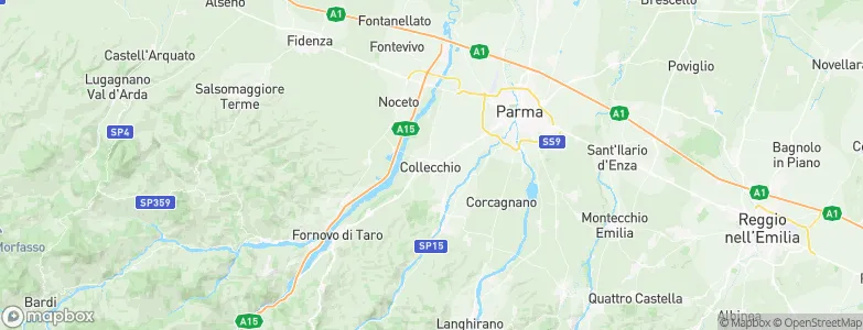 Collecchio, Italy Map