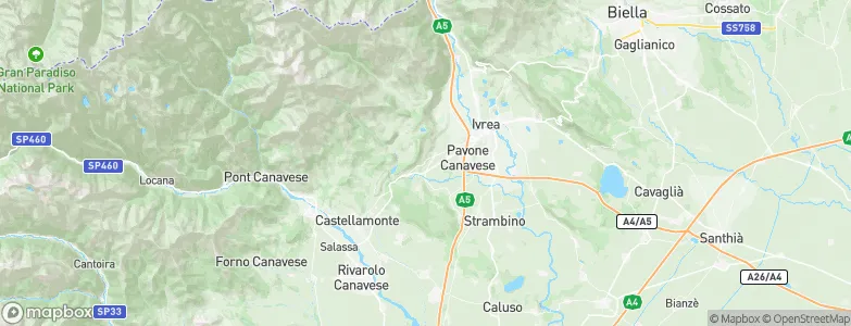 Colleretto Giacosa, Italy Map