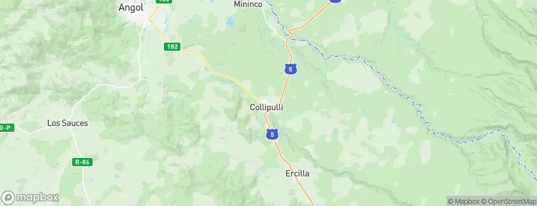 Collipulli, Chile Map