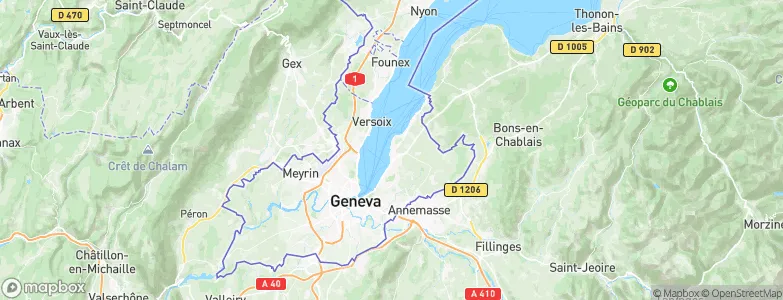 Collonge-Bellerive, Switzerland Map