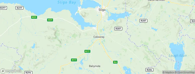 Collooney, Ireland Map