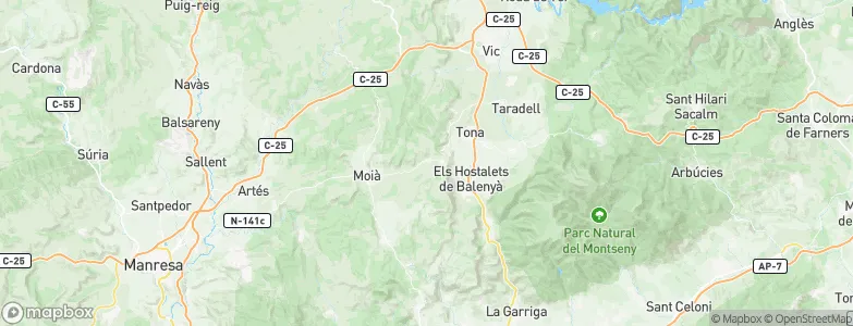 Collsuspina, Spain Map