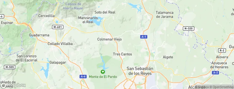 Colmenar Viejo, Spain Map