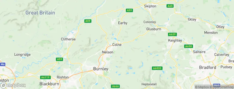 Colne, United Kingdom Map