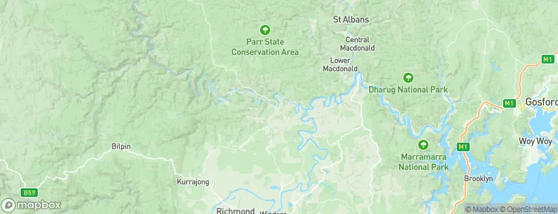 Colo, Australia Map