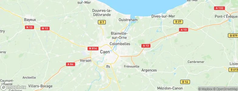 Colombelles, France Map