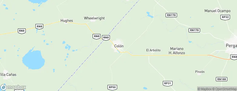 Colón, Argentina Map