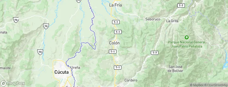 Colon, Venezuela Map