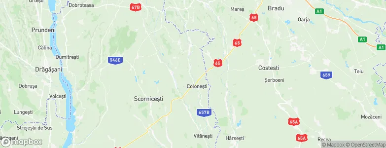 Coloneşti, Romania Map