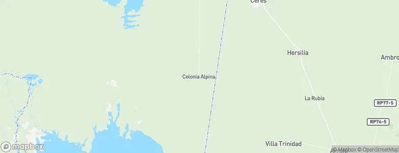 Colonia Alpina, Argentina Map