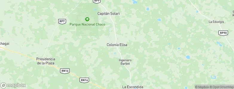 Colonia Elisa, Argentina Map