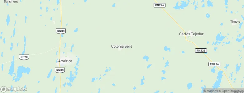 Colonia Seré, Argentina Map