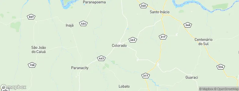 Colorado, Brazil Map