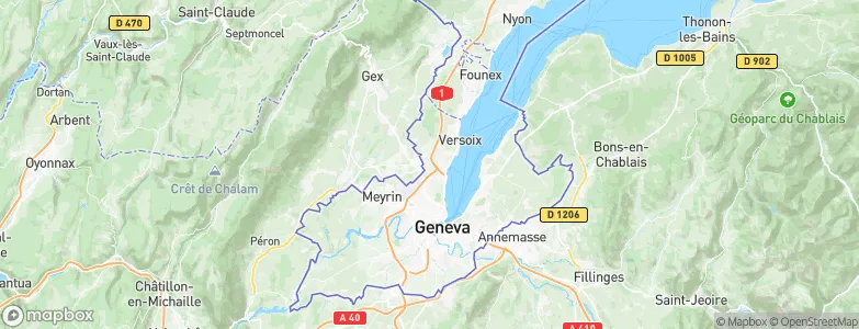 Colovrex, Switzerland Map