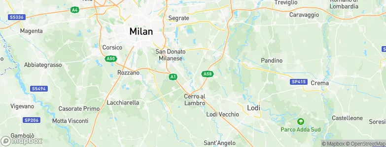 Colturano, Italy Map