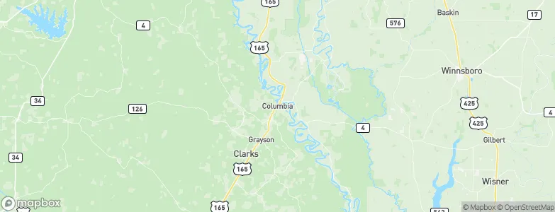 Columbia, United States Map