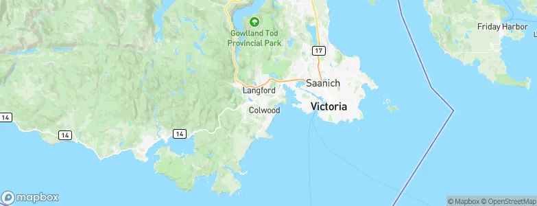 Colwood, Canada Map