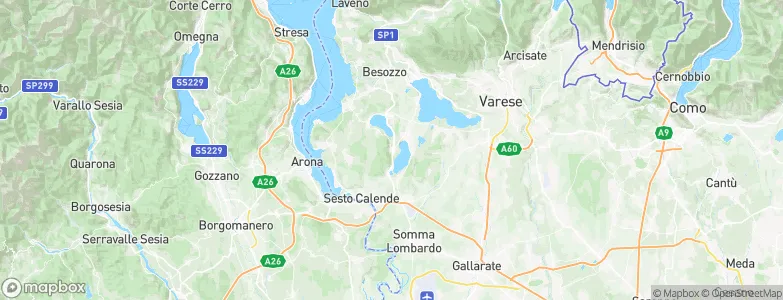 Comabbio, Italy Map