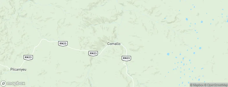 Comallo, Argentina Map