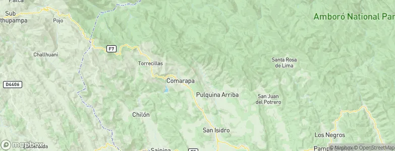 Comarapa, Bolivia Map