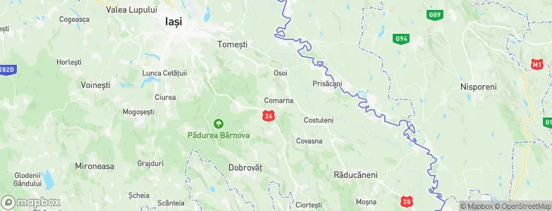 Comarna, Romania Map