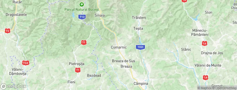 Comarnic, Romania Map