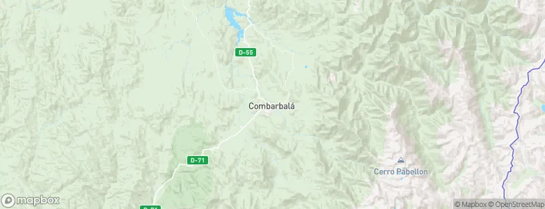 Combarbalá, Chile Map