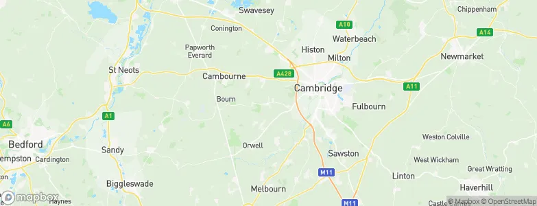 Comberton, United Kingdom Map