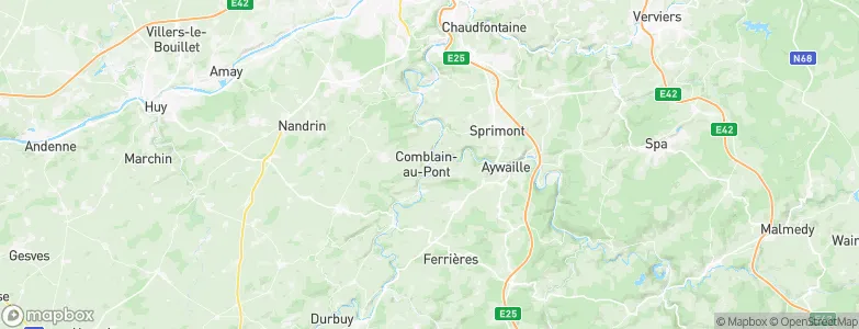 Comblain-au-Pont, Belgium Map