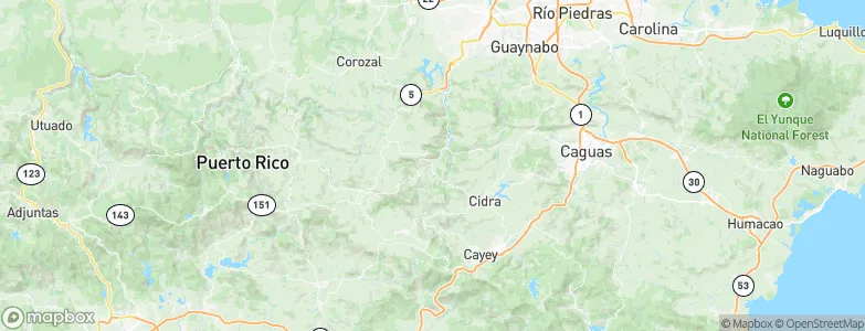 Comerío, Puerto Rico Map