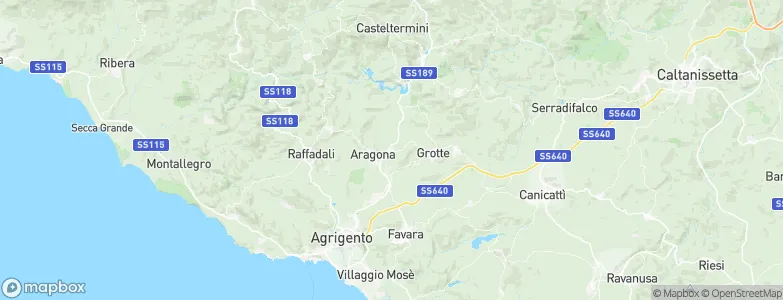 Comitini, Italy Map