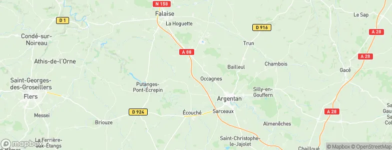 Commeaux, France Map