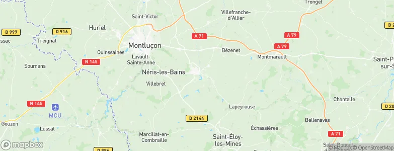 Commentry, France Map