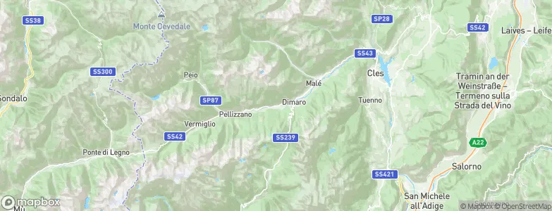 Commezzadura, Italy Map