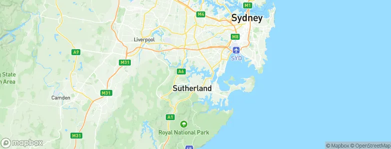 Como, Australia Map