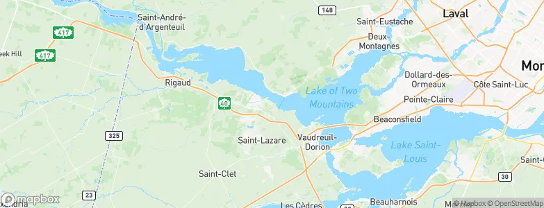 Como, Canada Map