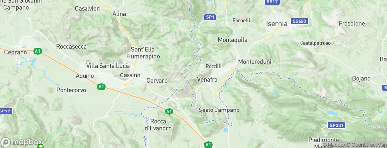 Conca Casale, Italy Map