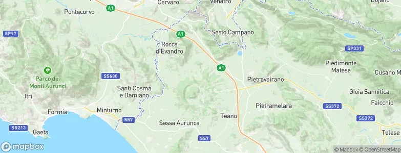 Conca della Campania, Italy Map