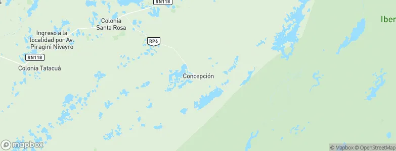 Concepción, Argentina Map