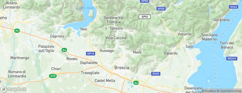 Concesio, Italy Map